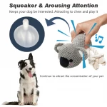 Mewajump Eco-Friendly Stocked Wholesale Bulk Puppy Heartbeat Toy Set Natural Custom Chew Squeaky Plush Pet Dog Toy