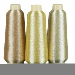 MH Type Rayon/Polyester Composition Of Lurex yarn China Factory Wholesale Nylon Metallic Yarn