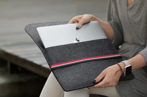 Micani sale 2020 Shockproof Portable notebook computer bag Laptop Sleeve Case 13" 14" 15" Wool Felt Soft cover bag