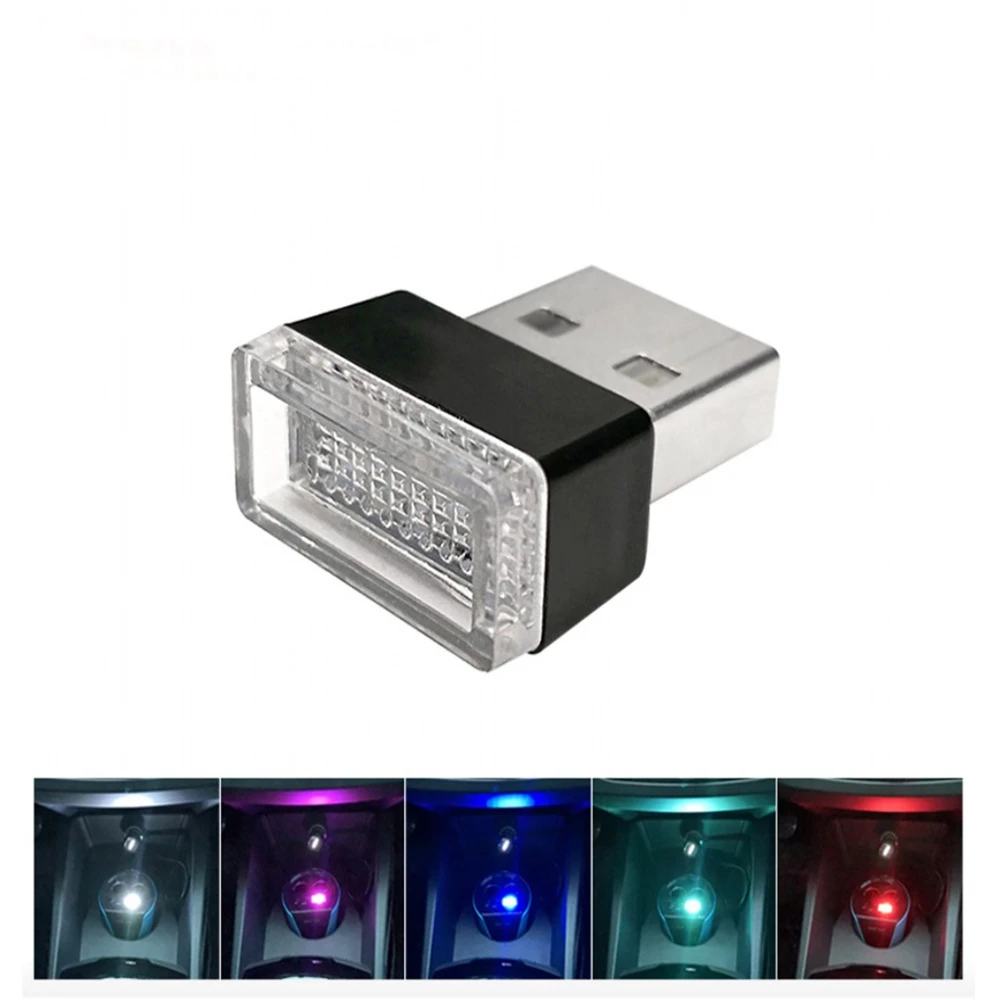 Mini Car USB Atmosphere Lamp Interior Starry Laser Projector Lights Roof Star Light Auto Decoration Car Accessories
