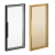 Import Minimalist Aluminum 5mm Glass Frame Door for Kitchen Cabinet Doors Wardrobe Door Frame from China