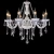 Import Modern Classic 12+6 White Glass Crystal Chandelier Pendant Lights from China