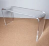 Modern Living Room Side Table Crystal Acrylic 4 Legs Console Table Lucite DecorationTable