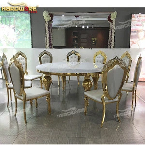 modern luxury mdf top round hotel wedding dining table