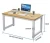 Import Modern office desk-staff desk with wood desk top from China