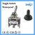 Import momentary toggle switch on-off-on slide 6P switch from China