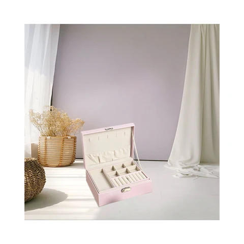 Most Papular Women Girls Earrings Box Organizer PU Leather Large Capacity Jewelry Storage Case