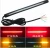 Import Motorcycle rear trunk turning brake, signal light strip, led license plate frame refitted with two-color driving safety light from China