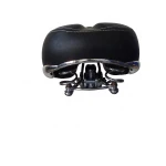 Mountain Bicycle Saddle Road Bike Seat Racing Soft  Leather Comfort Wide Cushion