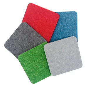 Multi function colorful cinema fabric polyester acoustic panels