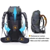 Multi functional 45+5L big capacity outdoor hiking duffle bag pack