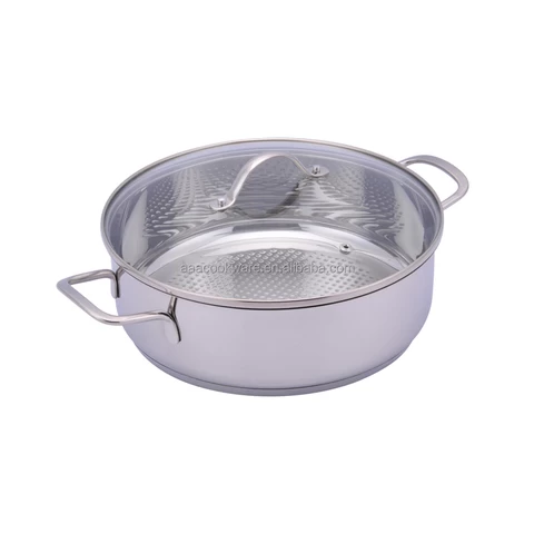 multi-size cookware stainless steel hot pot casserole