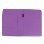 Multifunctional A4/A5 pu leather file folder with notepad assorted