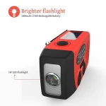 Multifunctional Hand Generator Solor Powered Radio for Travel