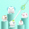 Multiple game modes ABS plastic safety material childrens educational toys 5 cute animals magic zoo