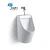 Import N-527 Factory production ceramic tank wall mounted toilet bowl urinal trap for male with low price from China