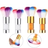 Nail Rainbow Dust Cleaning Brush Professional Nail Art Dust Brush Nail Dust Cleaner Tool Manicure Brushes