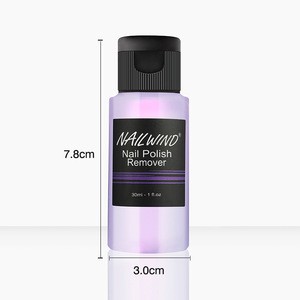 NAILWIND OEM private label nail polish remover cleaning liquid easy apply nail polish remover only for nail polish