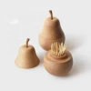 nature bamboo toothpick holder for kitchen