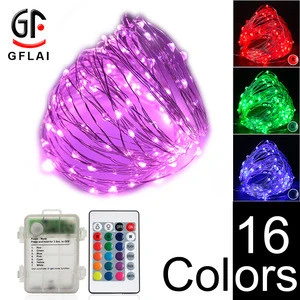 New 2018 Remote Controlled Multi Color Changing Christmas LED String Lights Outdoor Holiday Lighting