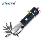 New Amazon ABS Battery Multi-Tools Safety Hammer Alarming LED Emergency Light With Seat Belt Cutter For Car