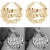 Import New Arrival Custom Letters Oversized One Circle Bamboo Joint Gold Hoop Earring from China
