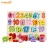 new born baby gift set wooden toy jigsaw puzzle digital wooden puzzle toy baby alphabet arabic alphabet puzzle baby learning toy