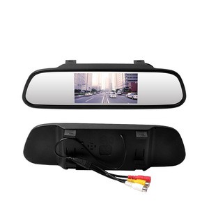 New Cars 16:9 Mirror LCD Monitor 4.3 Inch Reverse Car Rearview Monitor