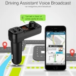 New Design Bluetooth Handsfree Car Fm Transmitter with Charger Car Mp3 Player