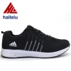 New design breathable knitting fabric enduring athletic sneaker men sports shoes
