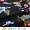 new design custom flower modal 100%  cotton muslin fabric for shirt