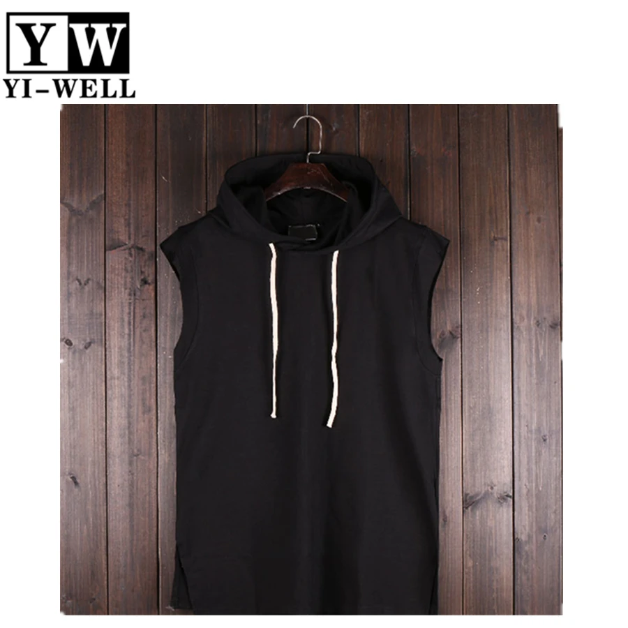 new design OEM wholesale pullover populahr sleeveless  hoodies