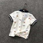 new design polo t shirt hot sale 100% cotton summer children clothing boby polo shirt