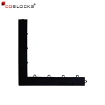New Design Practical Imitate Wood Grain/white/black Pvc Decking Interlocking Floor Tile