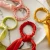Import New handmade elastic braided twist ribbon fabric hair scrunchies with long tails solid color pony tail holder for women from China