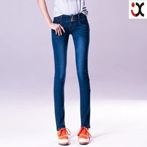 new model jeans pants latest jeans tops girls ladies jeans top design (JXCY0051)
