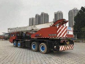new model tadano 50T cranes used original japan crane used tadano truck crane 50t for sale in china
