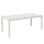 New Modern White Plastic Outdoor Table