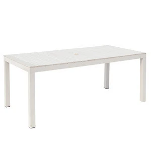New Modern White Plastic Outdoor Table