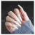 Import New Package Artificial Fingernails White Color Stiletto Nail Tips from China