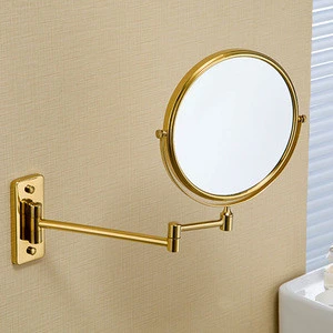 New product Hollywood wall mirror with led lights Touch Screen makeup mirror with LED stripe light for bathroom