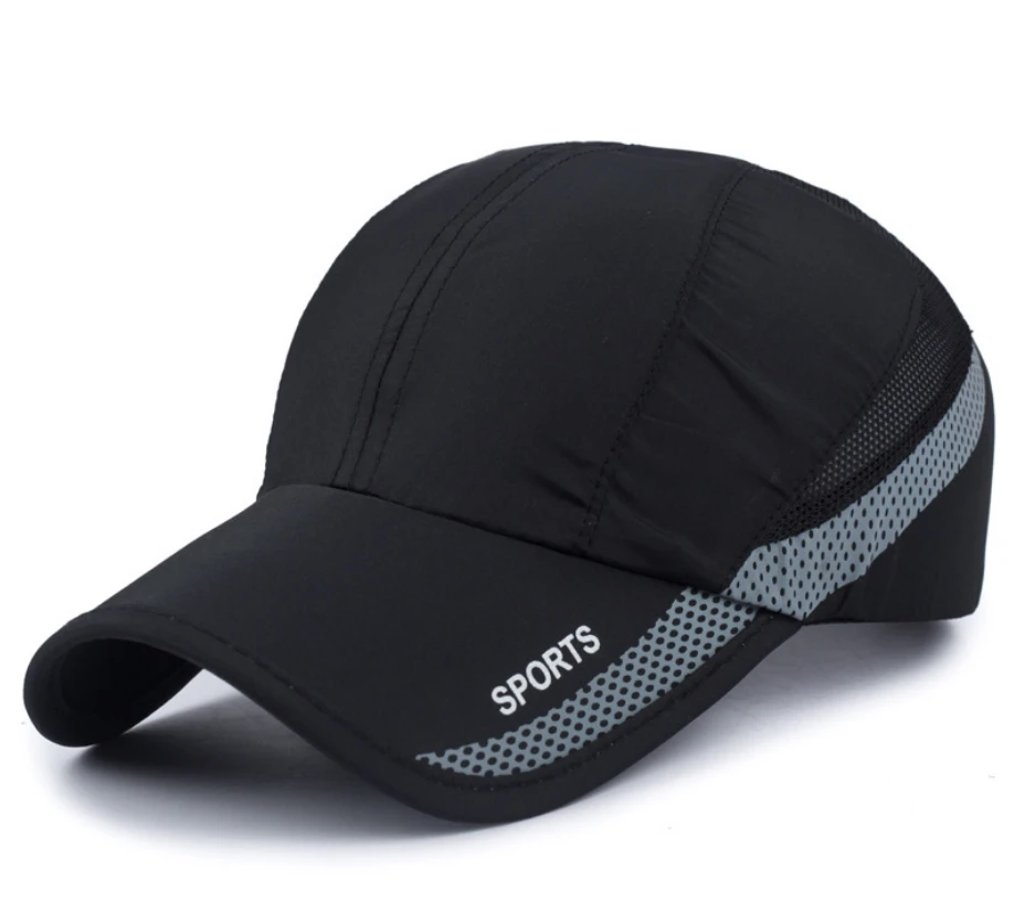 New Product Spandex Outdoor Hat Folding Reflective Running Cap Sport Hats for Men &amp; Women
