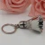 Import New promotional gift custom production metal custom badminton keychain from China