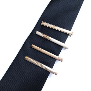 New Sale Simple Men Necktie Neck Tie Silver Tone Metal Fashion Tie Clips