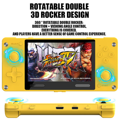 Buy Newest Design Dual 3d Rocker Portable Console Built-in 2986 N64 Ps ...