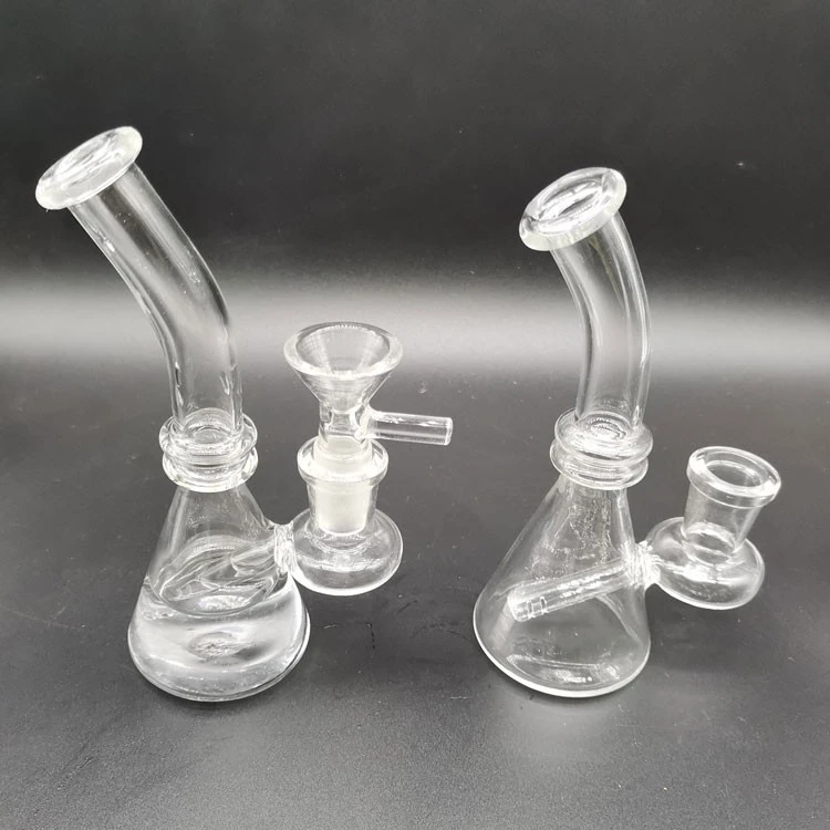 Nice Eco Friendly Mini High Borosilicate Glass Water Pipe,Electroplating Color Custom- Made Available