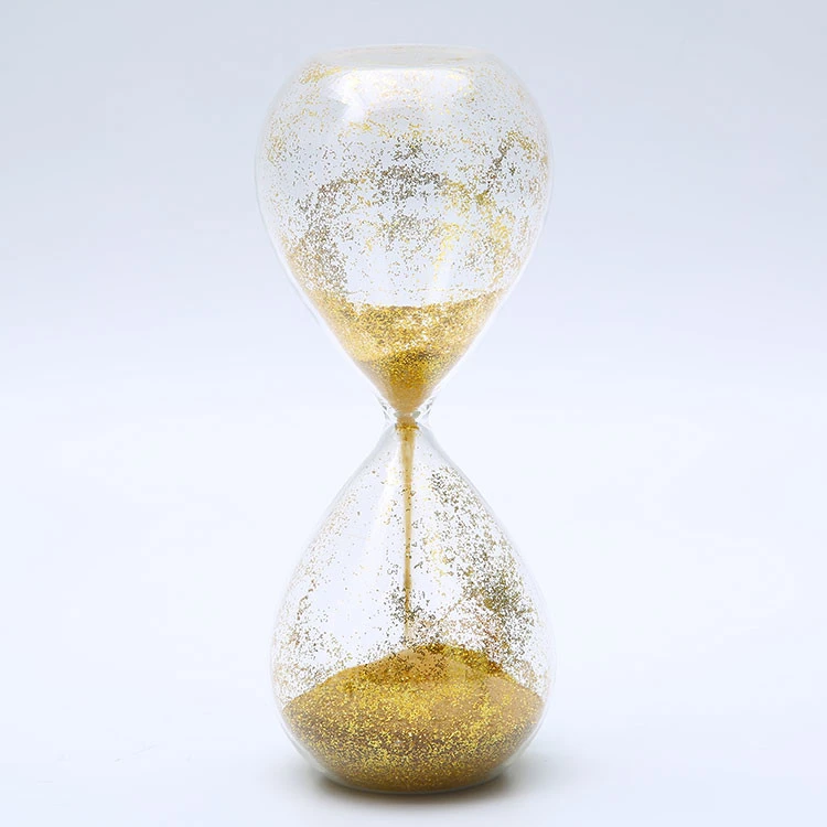 Nice Gift Glass sand timer gold sand hourglass timer