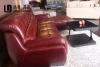 Nice living room modern new design style leather corner furniture sofa for sale
