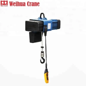 NL Model WEIHUA European Standard Electric Chain Hoist 2 tons Lifting Height 15m