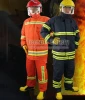 Nomex Firefighting Suit, CE EN469 fire rescue clothing, fireman uniforms